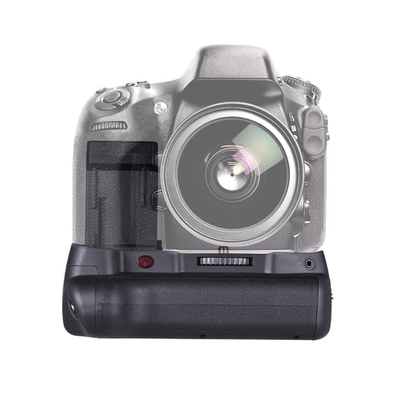 Vertical Battery Grip for Canon 1300D/1200D/1100D/T6/T5/T3, Supports LP-E10 or 6x AA Batteries, Includes IR Remote Control (Built-in Battery), Battery Holder, Connector Adapter Cable and User Manual