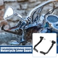 thumbnail image 2 of 1 Par Motocicleta Freno Palanca Protector Protector Empuñadura 7/8" 22mm Negro, 2 of 7