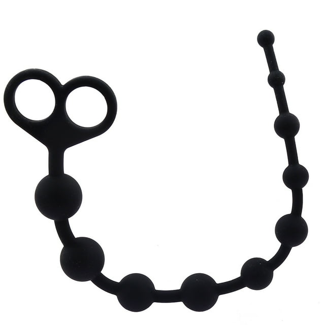 1pc Anal Chain With 10 Balls, Anal Plug With Anal Beads For Men And Women,Butt Plug Anal Beads With Safe Pull Ring,Flexible 10 Graduated Anal Play Beads With Stopper Pull Loop Sex Toy For Beginners Wo
