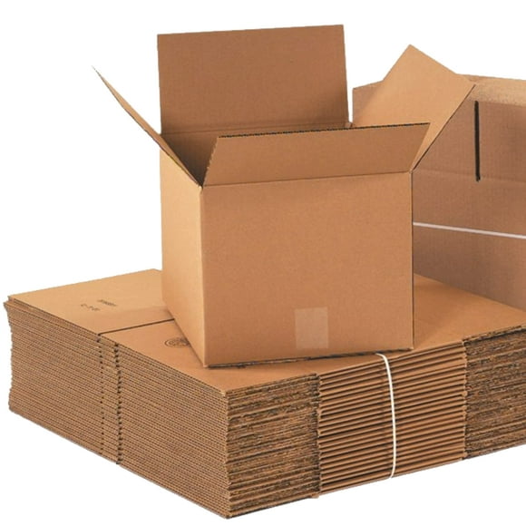 AVIDITI Moving Boxes Medium 6L x 6W x 5H, 25-Pack corrugated cardboard Box for Packing, Shipping and Storage 665