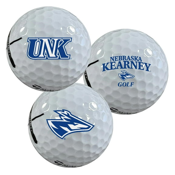 University of Nebraska at Kearney Lopers Logo Edition Taylormade Distance  Golf Balls 12-Pack (Dozen)