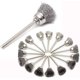 thumbnail image 1 of Juego de 45 cepillos de alambre de acero inoxidable para taladro, cepillos Dremel, accesorios para herramientas rotativas para limpieza y pulido, 1 of 5