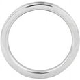thumbnail image 3 of Sterling Silver Rhodium Grooved Ring, 3 of 7