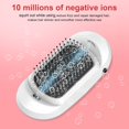 thumbnail image 1 of Cepillo de pelo de iones eléctrico profesional para cabello encrespado, cepillo de pelo de iones negativos antiestático mejorado, peine de masaje de iones portátil para viajes y al aire libre (blanco JAMW Sencillez, 1 of 5