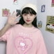 thumbnail image 4 of Camiseta feminina de manga curta plus size, fashion e fofapangjing, 4 of 4