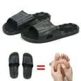 thumbnail image 2 of Zapatillas de masaje terapéutico para hombres, talla L (44-45), color negro, alivia el dolor y promueve la circulación sanguínea. ¡Cuida tu salud desde los pies!, 2 of 7