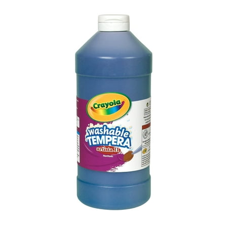 Crayola Artista Ii Non-Toxic Washable Tempera Paint, 1 Pint Squeeze Bottle, (Best Black Face Paint)