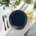 thumbnail image 1 of Mainstays Chiara Stoneware Round Navy Salad Plate, 1 of 4