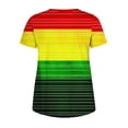 thumbnail image 5 of Moxiu 4th of July Plus Size Shirts Women Short Sleeve American Flag Graphic Tee Shirts Summer Round Neck Oversized Patriotic Tees Tops 2025 Multicolor,XXXL, 5 of 5