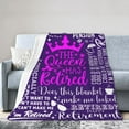 thumbnail image 1 of LHSHID Retirement Gifts For Women Throw Blanket Soft Fuzzy Fleece Blanket For Couch Bed Living Room Decoration 40x50in, 1 of 6