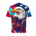 thumbnail image 5 of Awdenio Mens Tshirts American Flag Printed Patriotic T-Shirt 4th of July Graphic Tees Shirts USA Flag Star Stripe Tops, 5 of 6