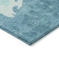 thumbnail image 4 of Addison Rugs Chantille Indoor/Outdoor Transitional Abstract Teal Washable Rectangle Rug, 9' x 12', 4 of 6