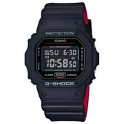 Casio DW5600HR-1 G-Shock Digital Men's Sports Watch (Black / Red)