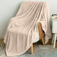 thumbnail image 4 of asxite Bed Quilt,Flannel Jacquarded Blanket Office Sofa Cover Blanket Taffeta Blanket Multifunctional Nap Blanket Airconditioning Blanket Warm Fleece Winter Quilt, 4 of 5