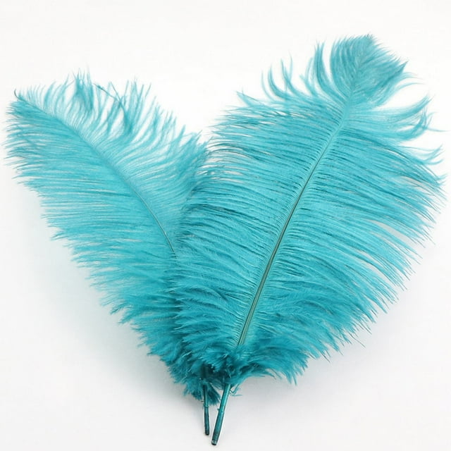 ¡Liquidación de flores artificiales! Plumas de avestruz de 30-35 cm, decoración de plumas coloridas, n.° 40, ¡oferta relámpago!