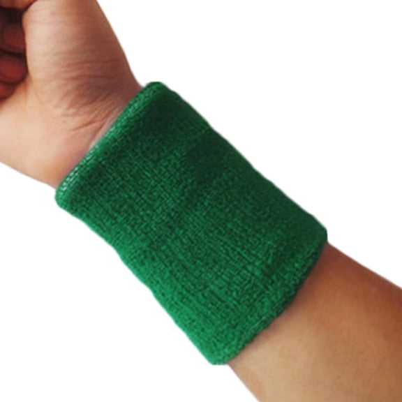 Wrist Sweatband for Men & Women, Sports Sweatband for Competition, Sweat Absorbent, Sports Wristband for Basketball, Tennis, Football, Running and Work