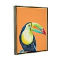 thumbnail image 5 of Stupell Industries Tropical Toucan Portrait Vivid Beak Rainforest Bird Graphic Art Luster Gray Floating Framed Canvas Print Wall Art, Design by Patricia Pinto, 5 of 5