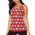 thumbnail image 2 of Uemuo Cute Baseball Pattern Workout Tank Tops for Women Breathable Moisture-wicking tank top Sleeveless Running Loose Fit Yoga Tops Active Shirts Sports Gym Exercise, 2 of 9