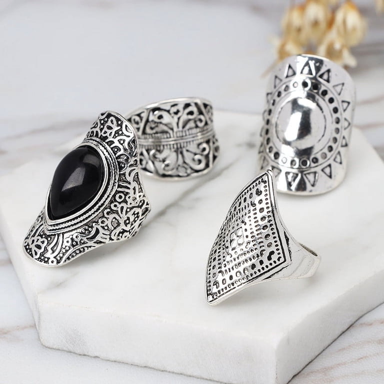 Latrodar 4pcs/Set Women Bohemian Vintage Celebrating holiday  display picture 1