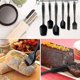thumbnail image 3 of Silicone Spatula Set Silicone Kitchen Utensils Set Heat Resistant Non Stick Coating with Steel Core, 3 of 4