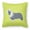 Green, variant on Carolines Treasures BB3817PW1414 Bearded Collie Checkerboard Green Fabric Decorative Pillow