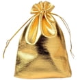 thumbnail image 1 of Bolsa de Organza para Boda VelvaGold 25Pzas Oro 7x9cm Tela Bolsa Organza., 1 of 1