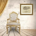 thumbnail image 3 of Inventions 14x12 Gold Ornate Wood Framed with Double Matting Museum Art Print Titled - Bishops Improved Cotton and Corn Stump Puller, 3 of 4
