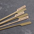 thumbnail image 6 of BambooMN Wild Caught Food Marking Bamboo Paddle Skewer Picks - 8.3" (21cm) - 300 Pieces, 6 of 7