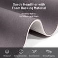 thumbnail image 2 of Hiksuky Auto Headliner Fabric 120" L × 60" W Stylish Mesh with Foam Backing - Tube Packaging - Gray Interior Replacement Material for Car/Truck/SUV/RV Roof - Home Repair/DIY Headliner Material, 2 of 3