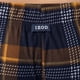 thumbnail image 4 of Pantalón de Pijama IZOD de Franela y Forro Polar para Hombre Azul Marino/Amarillo a Cuadros, 4 of 5