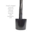 thumbnail image 2 of The Mod Greenhouse 76" Artificial Green Silk Ficus Tree in a Black Planter's Pot, 2 of 5