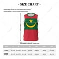 thumbnail image 6 of Mauritania Flag Men Basketball Sports Jersey Running Fitness Multifunction Sleeveless tshirt Exclusive Custom Name Nunber, 6 of 9
