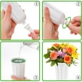 thumbnail image 3 of NOGIS 6 Sets Cemetery Vases with Spikes Foam Memorial Floral Ground Vases with Stakes Headstone Flower Saddle for Memorial Cemetery Decorations Cone Vase for Flowers Grave Accessory (White), 3 of 7
