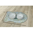 thumbnail image 2 of Simply Daisy Frog Pool Fish Shape Pet Feeding Mat for Cats, 2 of 3