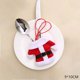 thumbnail image 3 of Bolsa porta cuchillos y tenedor para vajilla Navidad 2021 Noel Decoraciones navideñas para el hogar Decoración de la mesa de la cena Regalo de Navidad de Año Nuevo 2022, 3 of 5