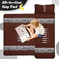 thumbnail image 4 of Brown Silver Football Pattern Toddler Nap Mats for Kids Preschool,Sleeping Mat Bag or Kids,Toddler Sleeping Bag,Toddler Nap Mat or Daycare, 4 of 6