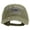 Khaki, variant on US Army Aviation Embroidered Washed Solid Pigment Dyed Cotton Twill Brass Buckle Cap - Black OSFM