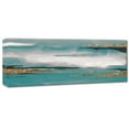thumbnail image 2 of Trademark Fine Art 'Gilded Storm I Teal Grey Crop' Canvas Art by Chris Paschke, 2 of 3