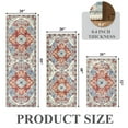 thumbnail image 3 of MeyJey Boho Kitchen Rug and Mat Set 3 Piece, Non-Slip Machine Washable Rugs for Kitchen Floor Dining/Laundry/Living Room, Red/Blue/Beige, 3 of 14