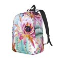 thumbnail image 2 of Balery Cactus Vintage Canvas Backpack for Men and Women - Large Capacity, Durable Travel Laptop Bag for School, Work, Hiking, and Outdoor Activities, 2 of 7