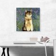 thumbnail image 2 of ARTCANVAS Abyssinian Cat Breed Garden Canvas Art Print - Size: 18" x 18" (0.75" Deep), 2 of 9