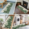 thumbnail image 5 of Runner Rug 2'x6', Palm Leaves Tropical Washable Non-Slip Hallway Runner Rugs, Green Botanical Summer Linen Bedside Rugs Floor Mats Carpet Runners for Kitchen Bathroom Laundry Room, 5 of 8