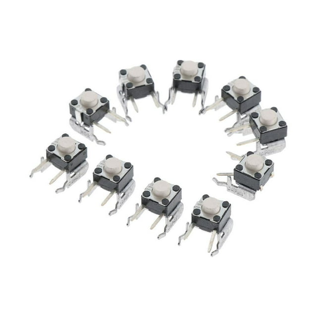 10Pack / RB Bouton Bouton Pare-Chocs Pièces de Rechange Compatibles Blanc