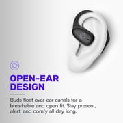 Raycon Essential Open Ear Earbuds – Open Ear Headphones, Earbuds Wireless Bluetooth, Sweat & Water-Resistant Earphones, Running Headphones with Ultra-Lightweight Design, 36 Hours Battery Life (Black)