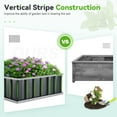 thumbnail image 5 of KING BIRD 2-Pack 68" x 36" x 12" Raised Garden Bed Galvanized Steel Metal Planter Kit Box Dark Gray, 5 of 9
