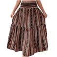 thumbnail image 1 of Jupes pour Femmes, Mode Décontractée Confortable Taille Haute Jupe Imprimée, 1 of 3