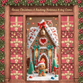 thumbnail image 4 of Festive Gingerbread House Christmas Banner Colorful Holiday Decor for Winter Decoration Party Celebration, 4 of 9