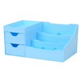 thumbnail image 1 of Uncluttered Designs Organizador de maquillaje con cajones - Almacenamiento moderno en la encimera para cosméticos - Elegante soporte de tocador para colonia, cepillo para el cuidado de la piel, lápiz, 1 of 5