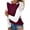 Wine, variant on Crinkle Gauze Shirts Women Plus Size Tops Women Casual Round Neck Lace Hollow Out Long Sleeve Pullover Sweatshirt