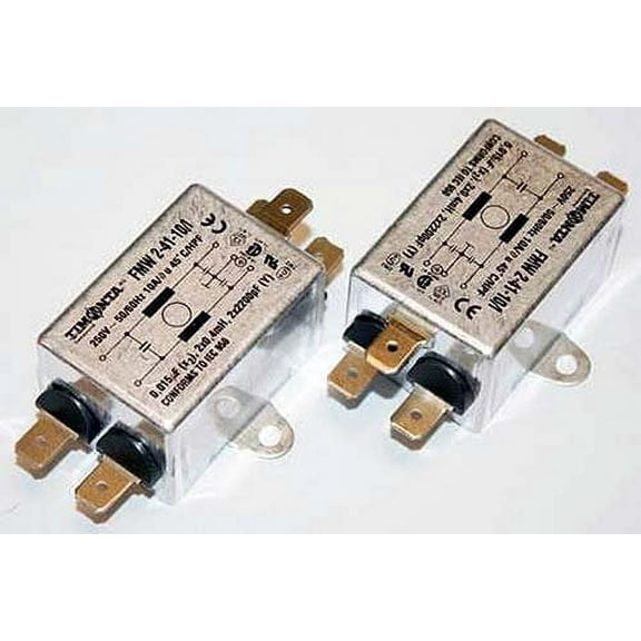 SCHURTER/TIMONTA 10A, 125-250VAC EMI Filter # 5500.2042